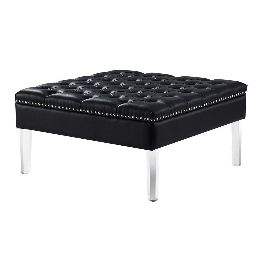 Coco PU Leather Cocktail Ottoman
