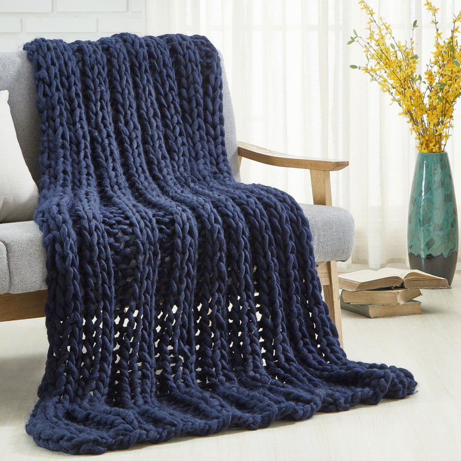 Throw - Yolly Channel Knit Throw